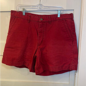 Vintage Patagonia Organic Cotton Canvas Shorts Men’s 38 Red